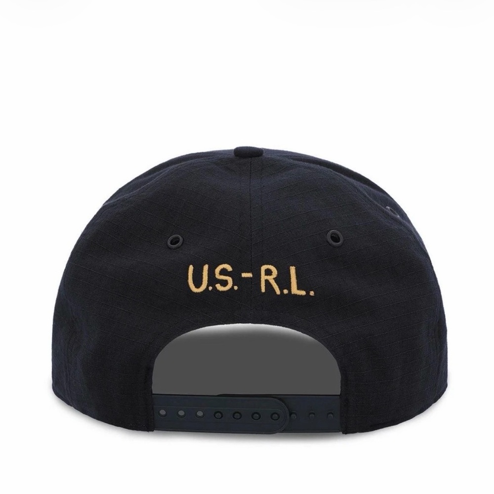 POLO RALPH LAUREN USRL NAVAL PATCH SNAPBACK NWT - Picture 2 of 5